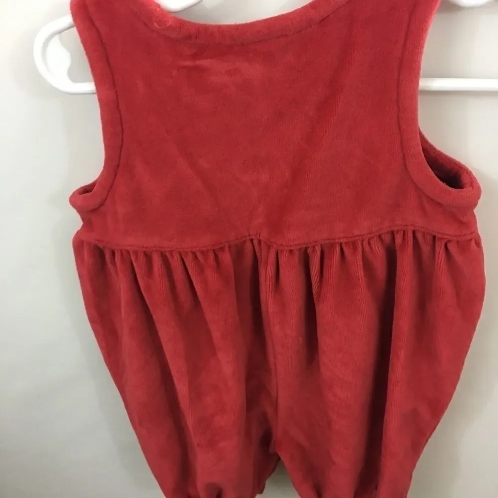Baby Gap Romper 0-3 mo Short Sleeved Red Velvet NWOT